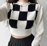 Kukombo Right Move Checker Sweater