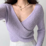 Kukombo Isabel Cross Wrap Pullover Sweater