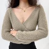 Kukombo Isabel Cross Wrap Pullover Sweater
