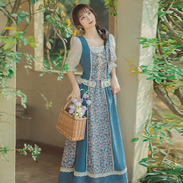Kukombo Back to school outfit Summer Cottage Woman Vintage Outfits Jap