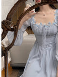 Kukombo Midi Dress Women 2023 Summer New Vintage French Corset Ruched Dresses Bodycon Elegant Evening Robe Female Slim Clothes Vestidos