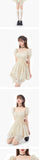 Kukombo  French Elegant Short Party Dress Evening Women Sweet Fairy Vintage Mini Dress Lolita Kawaii Clothing 2022 Summer Korean Style