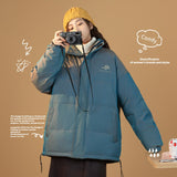 Kukombo Women Parker Winter Winter 2023 New Loose Cotton-Padded Jacket Trend Cool Color Bread Clothing Cotton-Padded Jacket