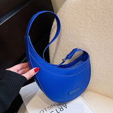 Back To College 2023 Spring Trendy Women's Designer PU Leather Handbag Luxury Brand Fashion Lady Irregular Underarm Shoulder Crossbody Bags