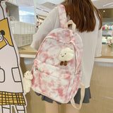 Back to school backpack Students Backpacks For Girls Large Capacity Korean College Schoolbag Trend Casual Travel Women's Female Bags