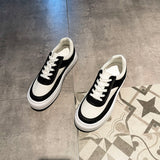 Graduation Gift Big Sale  Sneakers Platform Flat Black White Casual Women's Summer 2023 New Fashion Vulcanize Shoes Basket Tennis Harajuku Running