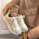 Graduation Gift Big Sale  2023 Women Sneakers Spring Autumn New Canvas Dad Shoes Casual Platform Flat Sports Vulcanize Tennis Basket Fashion Rubber