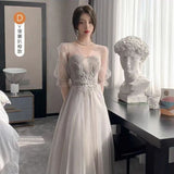 Kukombo 2022 Sexy Strapless Mesh Party Robe Ball Wedding Maxi Dress Elegant Evening Gown Prom Cocktail Dresses For Women Sundress Tunic