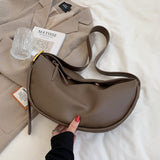 Kukombo Crossbody Bags for Women Handbags Hobos Large Capacity Luxury Solid Soft Shoulder Bag Female Casual Travel Shopper Bag Tote Sac