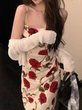 Kukombo Spaghetti Strap Midi Women Summer Dress Sleeveless Sexy Elegant Bodycon Slim Party Vestidos Femme Fashion Vintage Clothes New