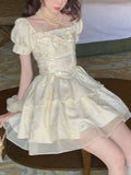 Kukombo Summer Sexy Princess Kawaii Dress Women Lace Japanese Lolita Party Mini Dress Female Korean Fashion Sweet Designer Dress 2023