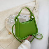 Back To College 2023 Spring Trendy Small PU Leather Women's Designer Handbag Luxury Brand Underarm Shoulder Crossbody Bags Kawaii Cute Totes