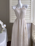 Kukombo Midi Dress Women Summer 2023 New Fashion Elegant Robe Casual Female Slim Vestidos Evening Party Korean Beach Dresses Clothes