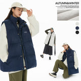 Kukombo Women New Suede Down Cotton Clothing Women's Autumn Winter New Embroidered Versatile Matching Thickened Waistcoat