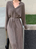 Thanksgiving Gift Spring Women Dress Bodycon Mini Evening Female Vintage Party Knitted Women Dresses Girl Casual Vestido Prom Sexy Skinny Fall Y2K