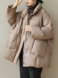 Black Friday Sales 2022 New Winter Women Stand Collar White Duck Down Coat Casual Female Thick Warm Down Parka Snow Outwear