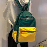2022 Women Backpack For Teenage Girls Fashion Nylon School Bag Female Backbag Casual Large Capacity Travel Bag Mochilas K45