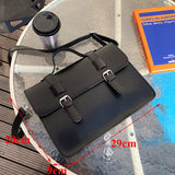 Kukombo Back to school  Korean Preppy Style Student School Bag Pu Leather Female Messenger Bags Vintage Multifunctional Women Shoulder Bag Ladies Totes