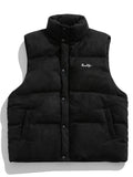 Kukombo Women New Suede Down Cotton Clothing Women's Autumn Winter New Embroidered Versatile Matching Thickened Waistcoat