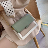 Kukombo 2023 Mini Leather Crossbody Bags For Women Chain Shoulder Simple Lady Travel Long Belt Purses And Handbags Cross Body Tiny