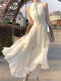 Kukombo Midi Dress Women Summer 2023 New French Styel Elegent Evening Party Ruffle Fashion Party Birthday Prom Clothes Female Vestidos