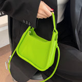 Back To College 2023 Spring Trendy Small PU Leather Women's Designer Handbag Luxury Brand Underarm Shoulder Crossbody Bags Kawaii Cute Totes