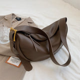 Kukombo Crossbody Bags for Women Handbags Hobos Large Capacity Luxury Solid Soft Shoulder Bag Female Casual Travel Shopper Bag Tote Sac
