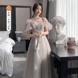 Kukombo 2022 Sexy Strapless Mesh Party Robe Ball Wedding Maxi Dress Elegant Evening Gown Prom Cocktail Dresses For Women Sundress Tunic
