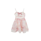 Kukombo  French Fairy Short Party Dress Set Women Casual Blouse + Y2k Mini Dress Floral Printed Lolita Dress Kawaii Clothing 2022 Summer