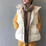 Black Friday Sales Down Jacket Female Winter Jacket Women 2022 New Down Cotton Vest Short Thermal Clothing Ultralight Sleeveless Windproof Jacket