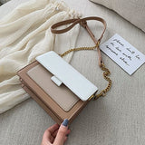 Kukombo 2023 Mini Leather Crossbody Bags For Women Chain Shoulder Simple Lady Travel Long Belt Purses And Handbags Cross Body Tiny