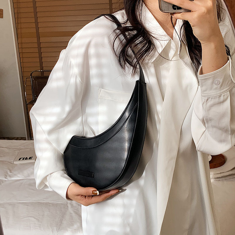 Back To College 2023 Spring Trendy Women's Designer PU Leather Handbag Luxury Brand Fashion Lady Irregular Underarm Shoulder Crossbody Bags