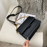 Kukombo 2023 Mini Leather Crossbody Bags For Women Chain Shoulder Simple Lady Travel Long Belt Purses And Handbags Cross Body Tiny
