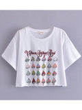 Kukombo Streetwear Letter Print Oversized Tshirt Women Summer O Neck Short Sleeve Tops Casual Loose Ladies Tee