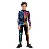 Kukombo Halloween Children Jumpsuit Skeleton Muscle Viscera Halloween New Creative Printing Kids Performance Cosplay Horror Costume Scary Bodysuit