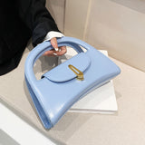 Back To College 2023 Small PU Leather Crossbody Sling Bag Summer Trendy Women's Designer Handbag Cute Tote Luxury Shoulder Bags Short Handle