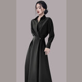 Thanksgiving Gift Summer Women Dress Shirt Dress Long Evening Female Vintage Maxi Party Oversize Beach Woman Dresses Casual Elegant Prom Black