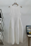 Kukombo Black Dress Women Summer 2023 New Elegant Sleeveless Fashion Evening Party Korean Midi White Dresses Vestidos Female Clothes