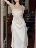Kukombo Midi Dress Women Elegant Summer New Sleeveless High Waist Hollow Out Sundress And Tops Design Lady Sling Dresses Sets