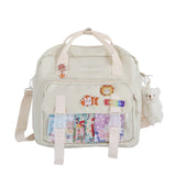 Back to school backpack Small Canvas Teenager Girls For Female Student Patchwork Kawaii Rucksacks Mochila Mini Backpack