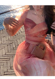 Kukombo Summer Vintage Floral Dress Women Casual Princess Midi Fairy Strap Dress Party Beach Female 2022 Elegant One Piece Dress Korean