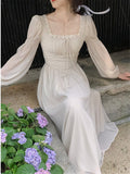 Kukombo Midi Dress Women 2023 Summer New Vintage French Corset Ruched Dresses Bodycon Elegant Evening Robe Female Slim Clothes Vestidos