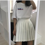 Kukombo College XS-5XL Pleated Women Skirts Preppy Style Ulzzang Sweet Fresh Solid A-Line Empire Retro All-Match Slim Leisure Chic New