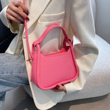 Back To College 2023 Spring Trendy Small PU Leather Women's Designer Handbag Luxury Brand Underarm Shoulder Crossbody Bags Kawaii Cute Totes