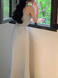 Kukombo Midi Dress Women Summer 2023 New Fashion Elegant Robe Casual Female Slim Vestidos Evening Party Korean Beach Dresses Clothes