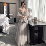Kukombo 2022 Sexy Strapless Mesh Party Robe Ball Wedding Maxi Dress Elegant Evening Gown Prom Cocktail Dresses For Women Sundress Tunic
