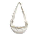 Back To College 2023 Fashion Women Shoulder Bag Solid Color Canvas School Bag For Teenage Girl Large Capacity Casual Travel Bag Student Bag