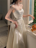 Kukombo Midi Dress Women Elegant Summer New Fashionable Evening Party Ladies Design Vestidos Sleeveless Dresses Female