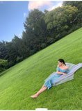 Kukombo Vintage Floral Midi Dress Women Casual Sexy Backless Korean Party Dresses Female Fashion Holiday Evening Beach Dress 2022 Summer