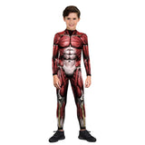 Kukombo Halloween Children Jumpsuit Skeleton Muscle Viscera Halloween New Creative Printing Kids Performance Cosplay Horror Costume Scary Bodysuit